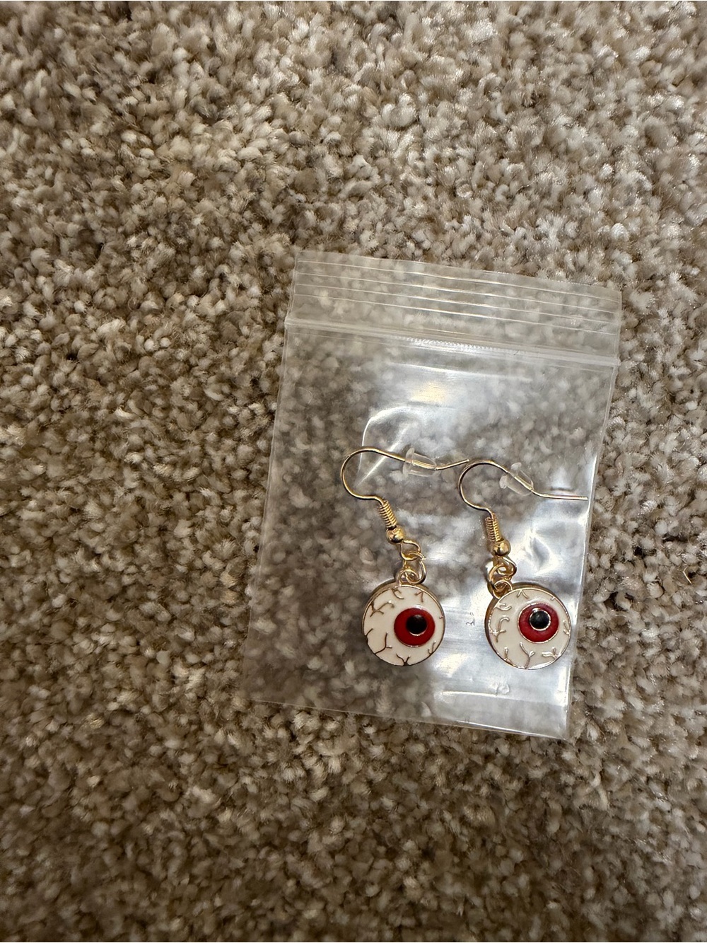 Red Eyeball Dangle Earrings - Unbranded Women Jewelry